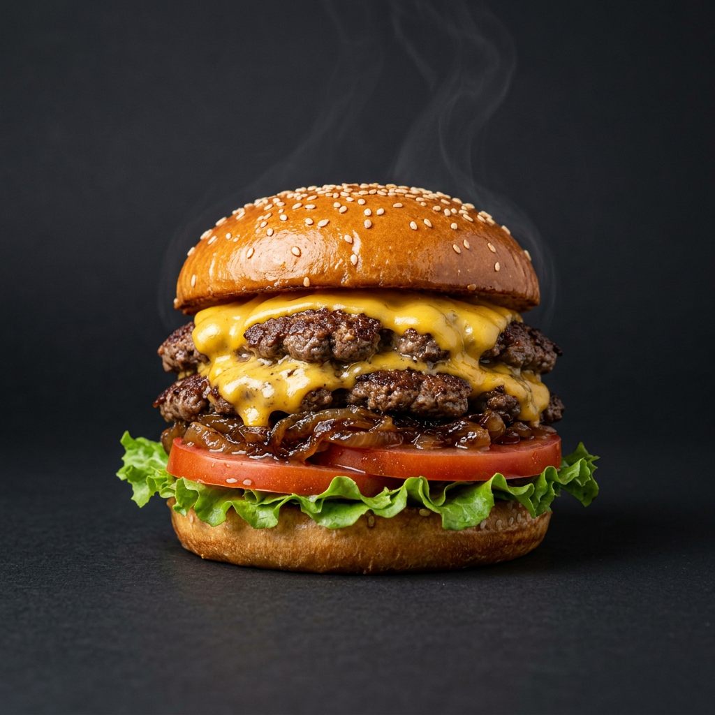 Le Braisé, double smash au cheddar