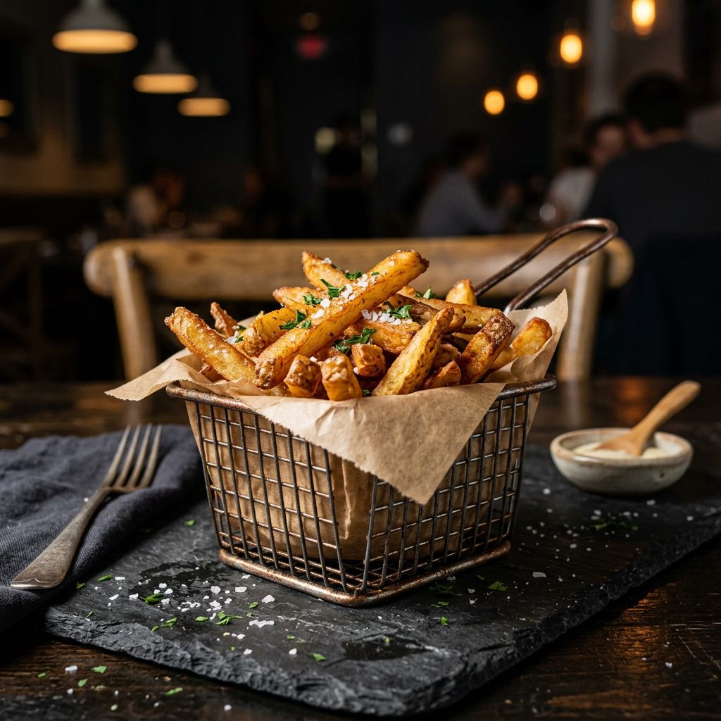 Frites fraîches double cuisson